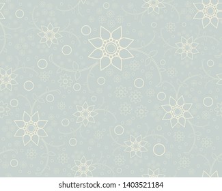 Floral seamless pattern. Plant texture for fabric, wrapping, wallpaper and paper. illustrator vector.