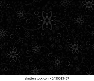 Floral seamless pattern. Plant texture for fabric, wrapping, wallpaper and paper. illustrator vector.