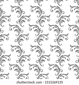 Floral seamless pattern. Plant texture for fabric, wrapping, wallpaper and paper. 