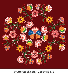 Floral seamless pattern. Plant texture for fabric,
wrapping, wallpaper and paper. Decorative print.