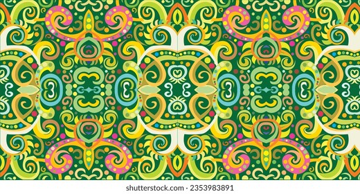 Floral seamless pattern. Plant texture for fabric,
wrapping, wallpaper and paper. Decorative print.