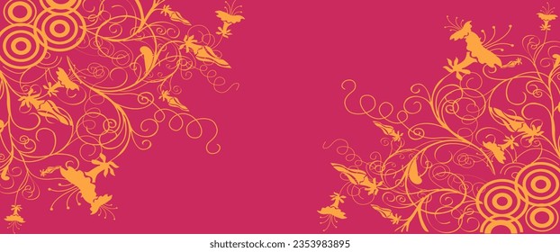Floral seamless pattern. Plant texture for fabric,
wrapping, wallpaper and paper. Decorative print.