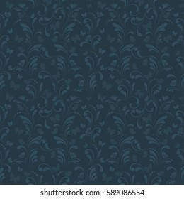 Floral seamless pattern. Plant texture for fabric, wrapping, wallpaper, paper.