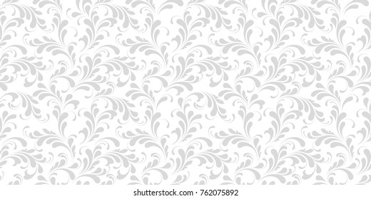 Floral seamless pattern. Plant texture for fabric, wrapping, wallpaper and paper. Decorative print.