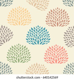 Floral seamless pattern. Repeating background with flowers