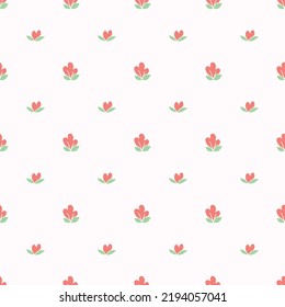 Patrón floral sin fisuras en estilo retro. Ilustración vectorial. Diseño de moda para cualquier propósito.