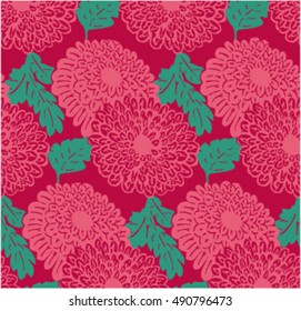 floral seamless pattern rose