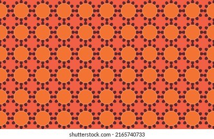 floral seamless pattern in scandinavian style