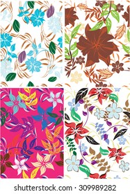 Floral Seamless Pattern Set - Illustration
Flower, Single Flower, Floral Pattern, Pattern, Backgrounds
