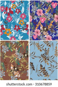Floral Seamless Pattern Set - Illustration
Flower, Single Flower, Floral Pattern, Pattern, Backgrounds
