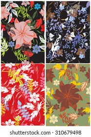 Floral Seamless Pattern Set - Illustration
Flower, Single Flower, Floral Pattern, Pattern, Backgrounds
