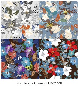 Floral Seamless Pattern Set - Illustration
Flower, Single Flower, Floral Pattern, Pattern, Backgrounds

