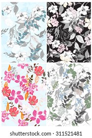 Floral Seamless Pattern Set - Illustration
Flower, Single Flower, Floral Pattern, Pattern, Backgrounds
