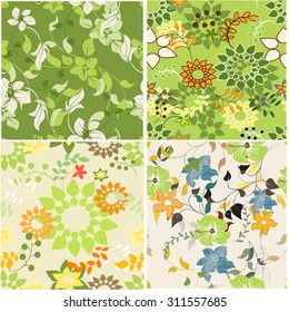 Floral Seamless Pattern  Set - Illustration
Flower, Single Flower, Floral Pattern, Pattern, Backgrounds
