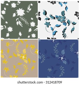 Floral Seamless Pattern Set  - Illustration
Flower, Single Flower, Floral Pattern, Pattern, Backgrounds
