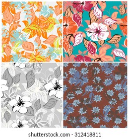 Floral Seamless Pattern Set  - Illustration
Flower, Single Flower, Floral Pattern, Pattern, Backgrounds
