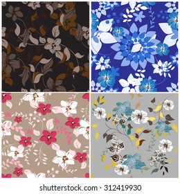 Floral Seamless Pattern Set - Illustration
Flower, Single Flower, Floral Pattern, Pattern, Backgrounds

