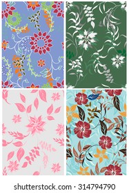 Floral Seamless Pattern Set - Illustration
Flower, Single Flower, Floral Pattern, Pattern, Backgrounds