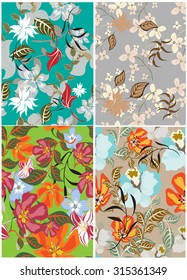  Floral Seamless Pattern Set - Illustration
Flower, Single Flower, Floral Pattern, Pattern, Backgrounds
