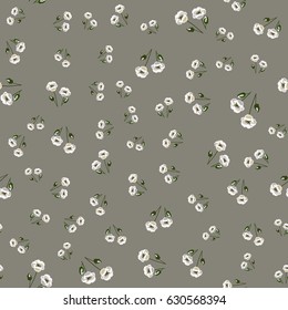 Floral seamless pattern. Simple background for fabric, wallpaper, paper, wrapping. 