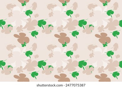 Floral Seamless Pattern With Simple Pretty, Little Floral Liberty Seamless Texture Background. Spring, Summer Romantic Blossom Flower Garden Seamless Pattern for Your Designs