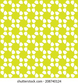 Floral seamless pattern. Simple vector background. 