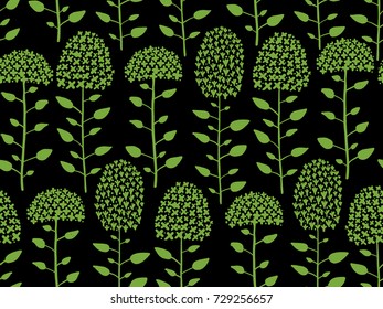 Floral seamless pattern, sketch for your design