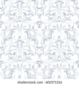 Floral seamless pattern. Soft design. Endless texture for wrapping, textiles, paper.