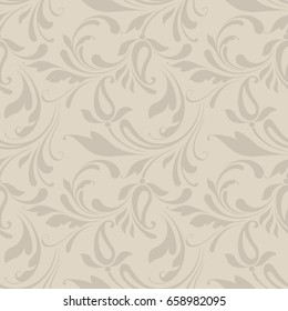 Floral seamless pattern. Soft design. Endless texture for wrapping, textiles, paper.