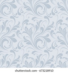 Floral seamless pattern. Soft design. Endless texture for wrapping, textiles, paper.
