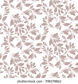  Patrón floral sin fisuras. Diseño suave. Textura sin fin para envolturas, textiles, papel. 