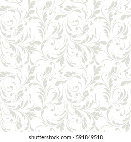 Floral seamless pattern. Soft flowery background for fabric, wrapping and paper. Decorative print.