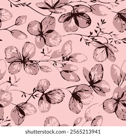 floral seamless pattern. Spring flowers. 