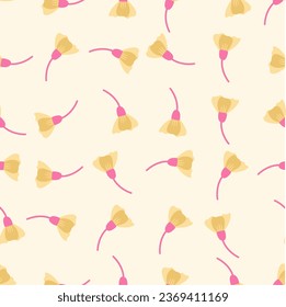 Floral seamless pattern. Suitable for backgrounds, wallpapers, fabrics, textiles, wrapping papers, printed materials, and many more.