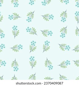 Floral seamless pattern. Suitable for backgrounds, wallpapers, fabrics, textiles, wrapping papers, printed materials, and many more.