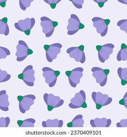 Floral seamless pattern. Suitable for backgrounds, wallpapers, fabrics, textiles, wrapping papers, printed materials, and many more.