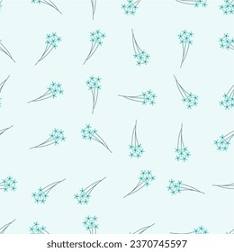 Floral seamless pattern. Suitable for backgrounds, wallpapers, fabrics, textiles, wrapping papers, printed materials, and many more.