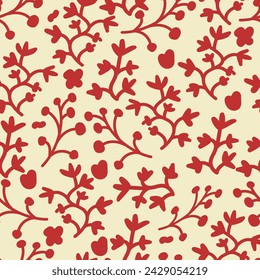 Floral Seamless pattern suitable for printing design