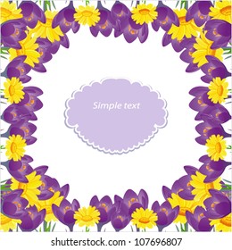 Floral seamless pattern with sunflower - vector