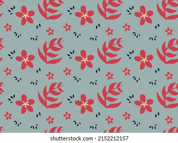 floral seamless pattern for surface  and fabric design vector illustration 
