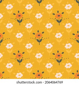 Patrón floral sin costuras para textiles, tela. Resumen del fondo floral. Bonito tapiz floral.