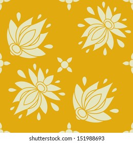 floral seamless pattern. texture can be used for all type textures, wallpaper, web page background. eps10 format vector illustration