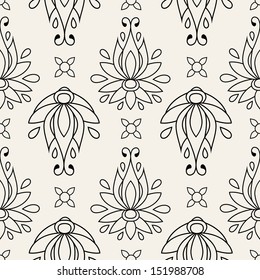 floral seamless pattern. texture can be used for all type textures, wallpaper, web page background. eps10 format vector illustration
