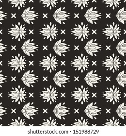 floral seamless pattern. texture can be used for all type textures, wallpaper, web page background. eps10 format vector illustration