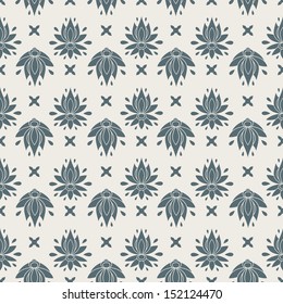 floral seamless pattern. texture can be used for all type textures, wallpaper, web page background. eps10 format vector illustration 
