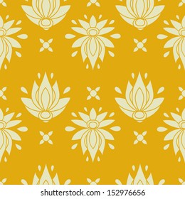 floral seamless pattern. texture can be used for all type textures, wallpaper, web page background. eps10 format vector illustration 