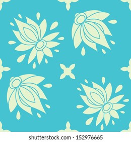 floral seamless pattern. texture can be used for all type textures, wallpaper, web page background. eps10 format vector illustration 