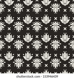 floral seamless pattern. texture can be used for all type textures, wallpaper, web page background. eps10 format vector illustration 