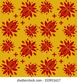 floral seamless pattern. texture can be used for all type textures, wallpaper, web page background. eps10 format vector illustration 