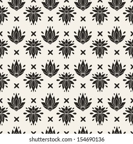 floral seamless pattern. texture can be used for all type textures, wallpaper, web page background. eps10 format vector illustration 
